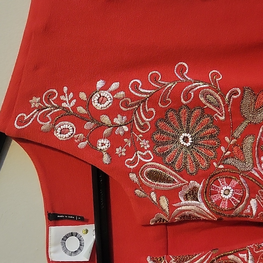 Anthropologie Embellished Top - Picture 9 of 11